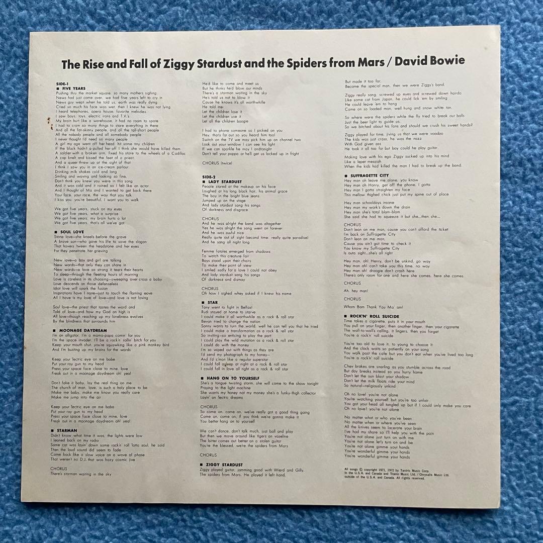 デビッド・ボウイ 「ジギー・スターダスト 」RVP-6127