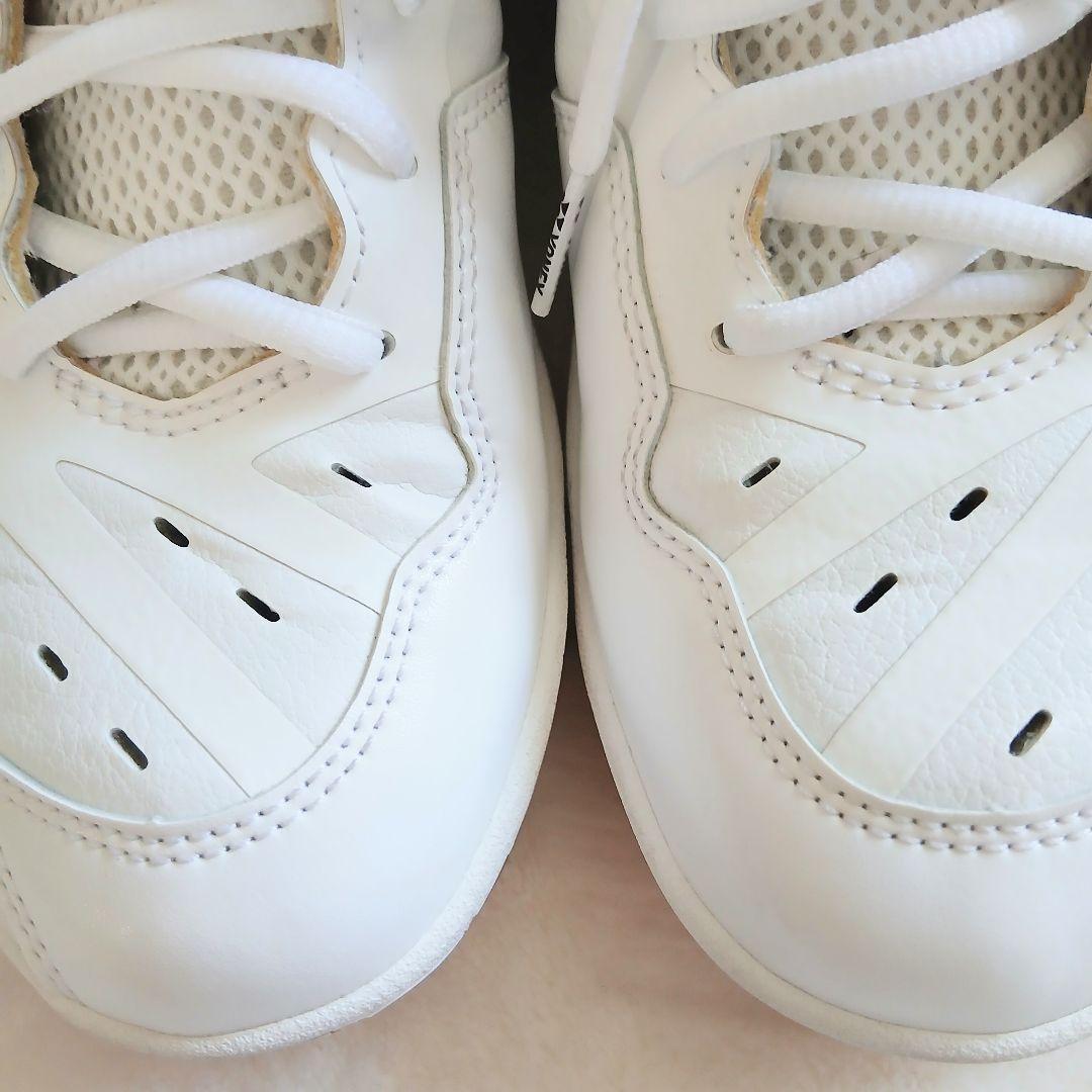 YONEX バドミントンシューズ 24.5cm ホワイト/オレンジ