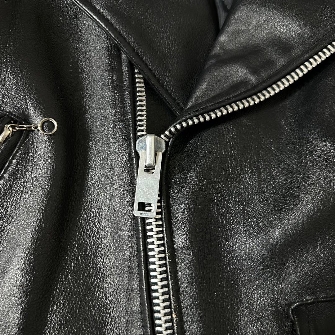 80s Adventure Bound ダブル ライダースジャケット レザー S