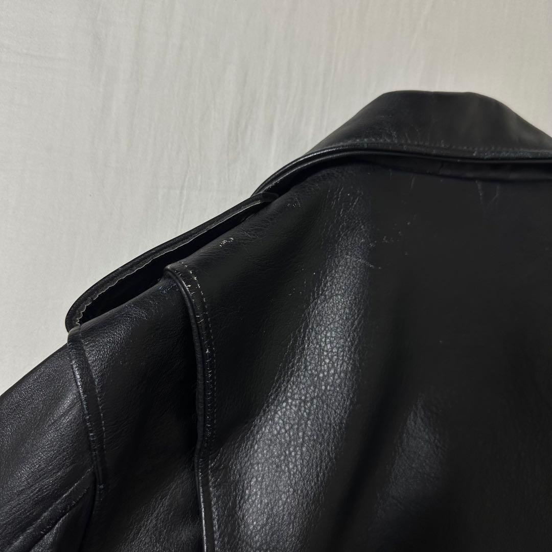 80s Adventure Bound ダブル ライダースジャケット レザー S