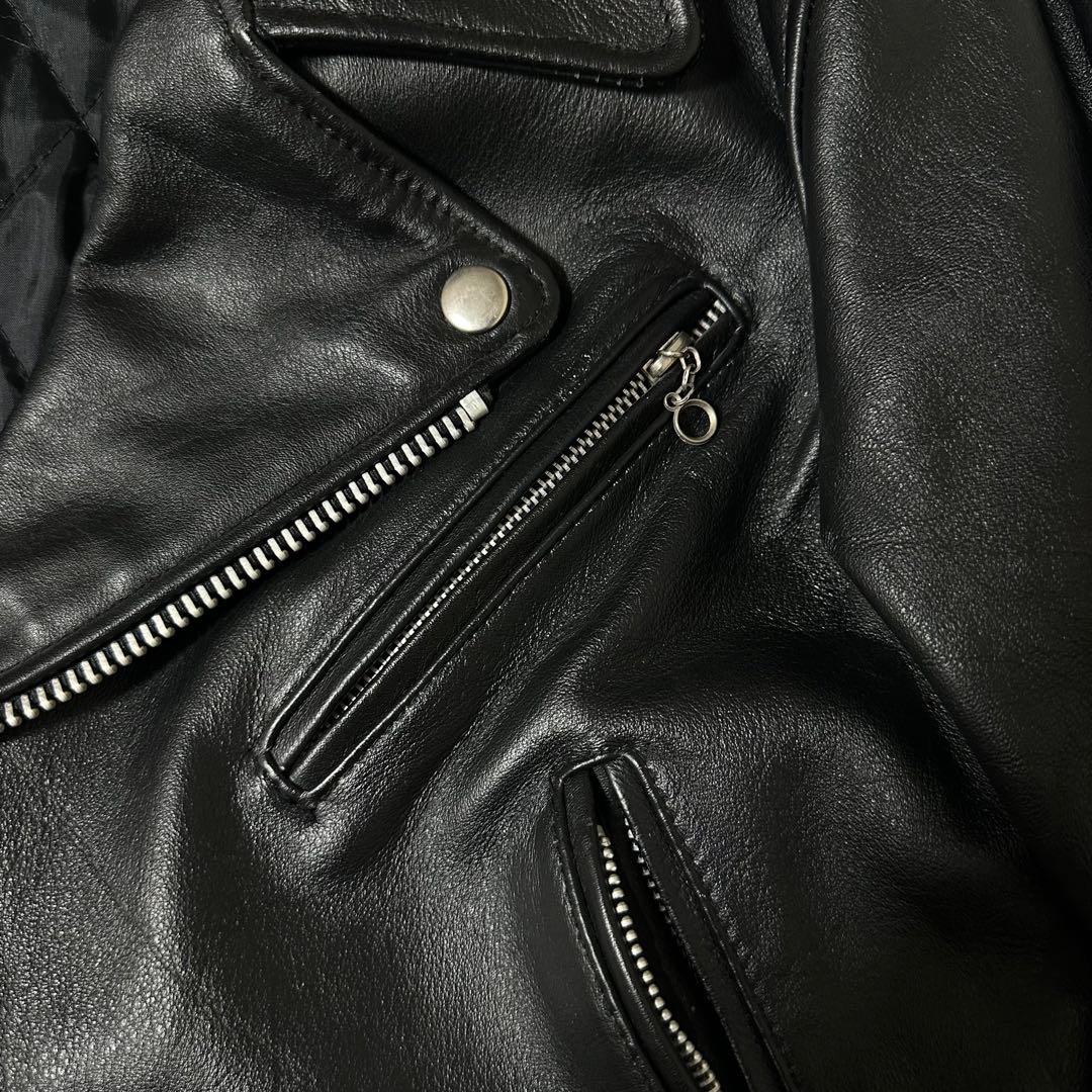 80s Adventure Bound ダブル ライダースジャケット レザー S