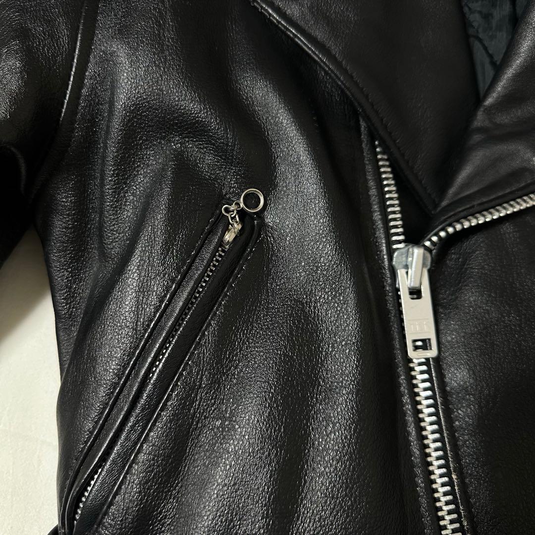 80s Adventure Bound ダブル ライダースジャケット レザー S