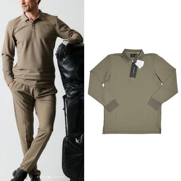 24AW 新品5.5万 1piu1uguale3　メッシュ ポロ シャツ ゴルフ