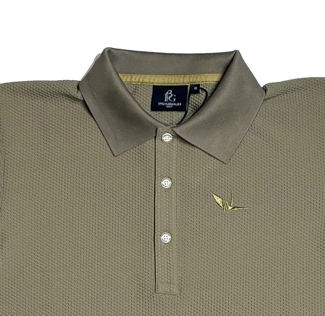 24AW 新品5.5万 1piu1uguale3　メッシュ ポロ シャツ ゴルフ