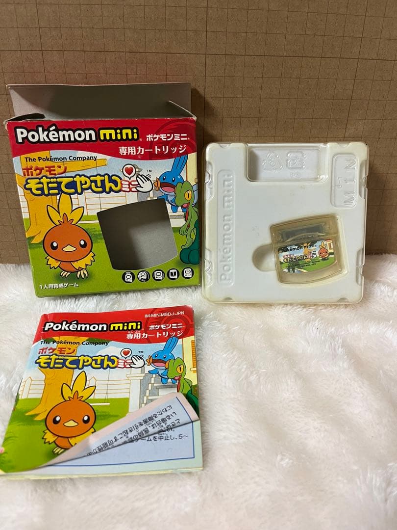ジャンク品 ポケモンミニ ソフト付き