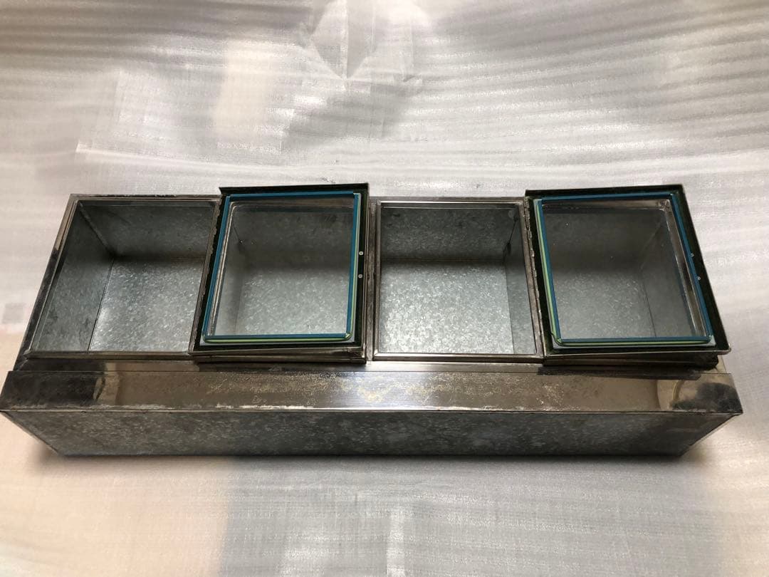 昭和レトロ　駄菓子屋　ブリキケース