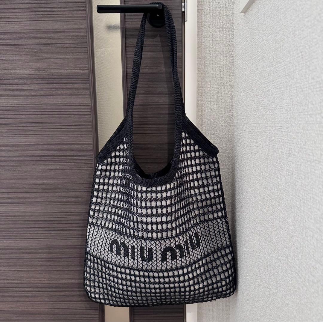 【正規品】MIUMIU 25SS IVY メッシュトートバッグ　佐藤健着用モデル