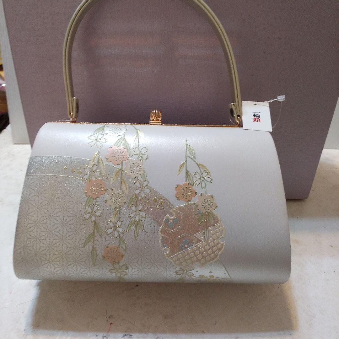 和装草履 バッグセット 留袖訪問着振袖に一輪館 新品未使用 Lサイズ ZB 93