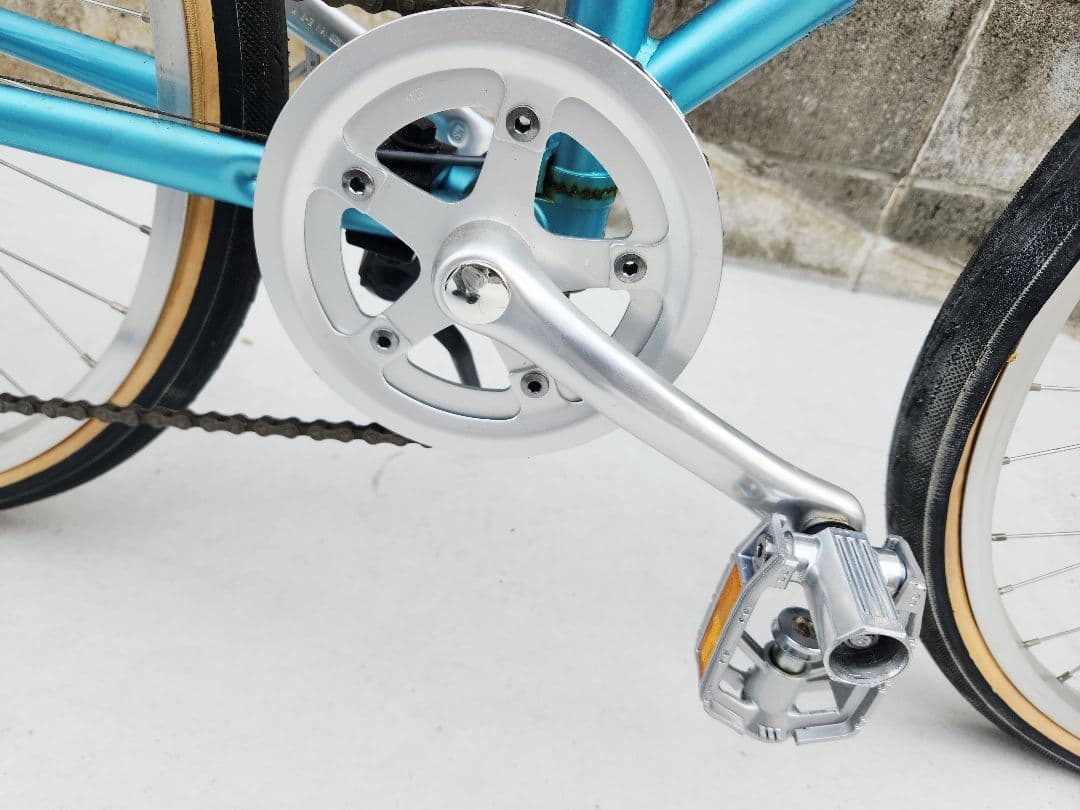 直接受渡限定ブリヂストントランジットスポーツG26 折りたたみ自転車ブルー要整備