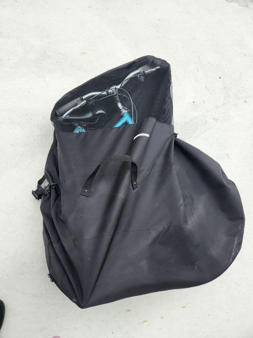 直接受渡限定ブリヂストントランジットスポーツG26 折りたたみ自転車ブルー要整備