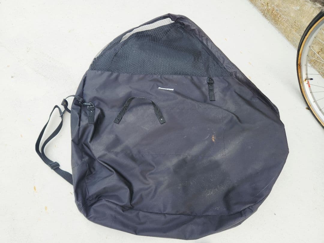 直接受渡限定ブリヂストントランジットスポーツG26 折りたたみ自転車ブルー要整備