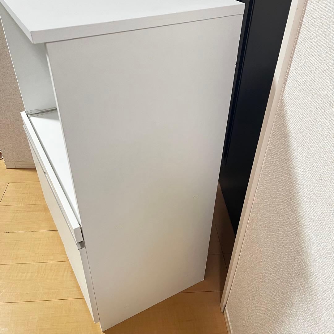 直接取引可能　ニトリ　キッチンカウンター 食器ホワイト