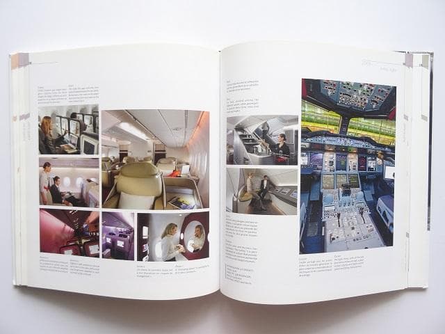 洋書◆エールフランス航空写真集 本 飛行機 CA 制服 機内 ポスター
