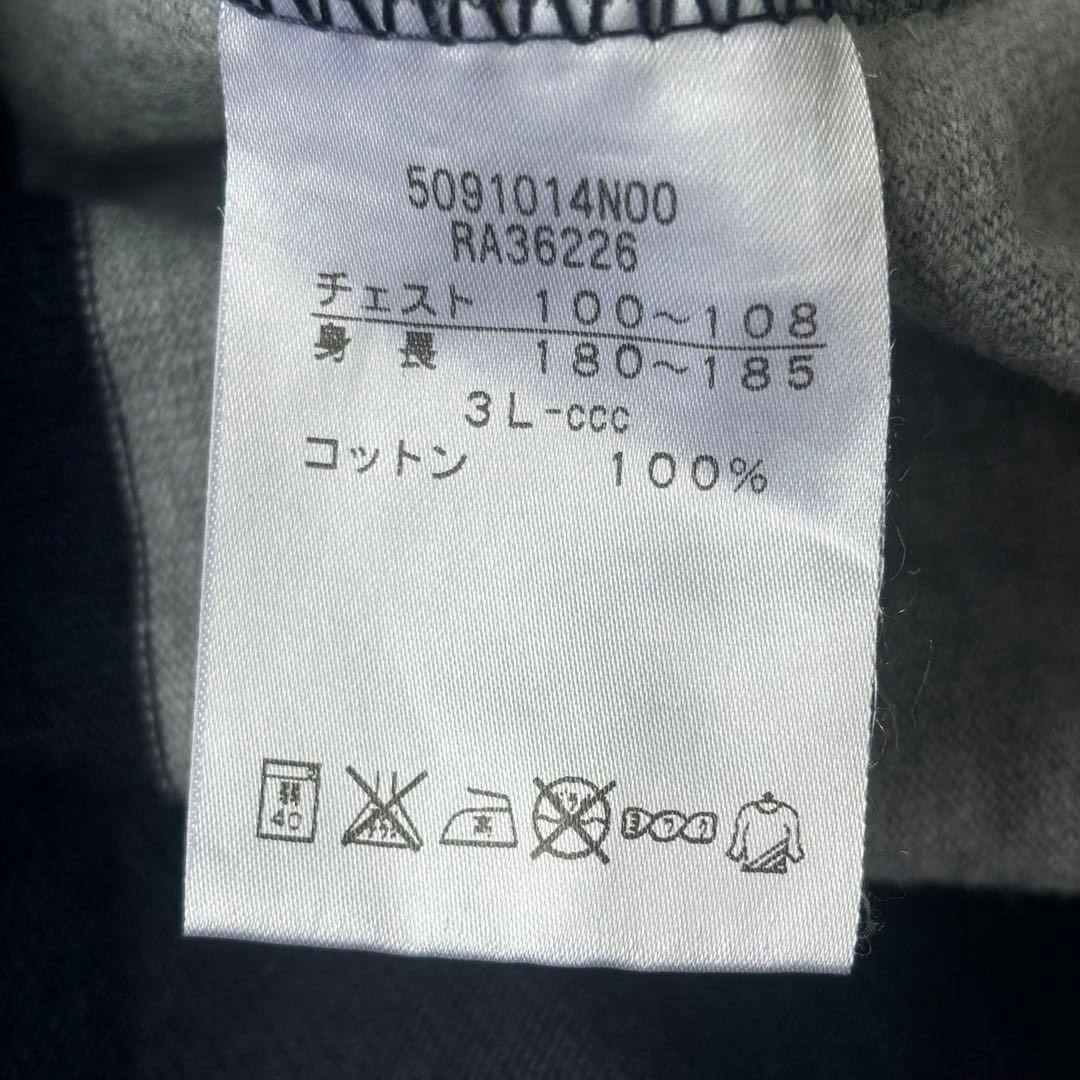 カンタベリー　ラガーシャツ　超大きいサイズ　ビッグシルエット　ボーダー　半袖