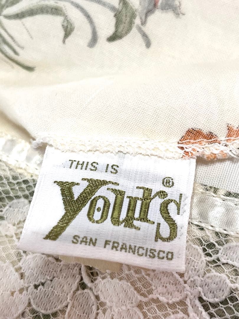 美品✨　古着 花柄 マキシ丈 ワンピース USA製 レディース ヴィンテージ