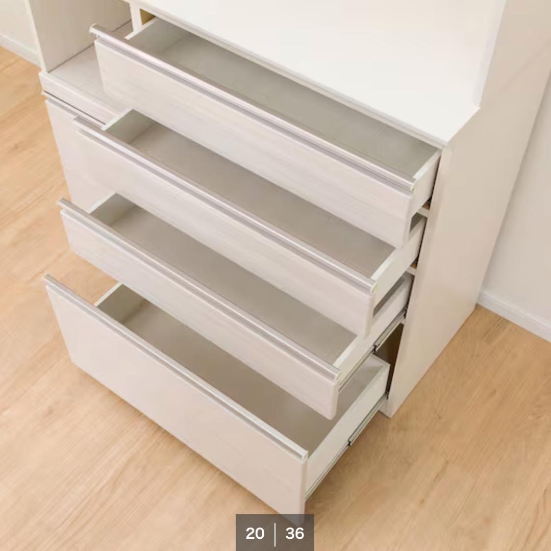 ニトリ　キッチンボード　ポスティア　120KB 食器棚