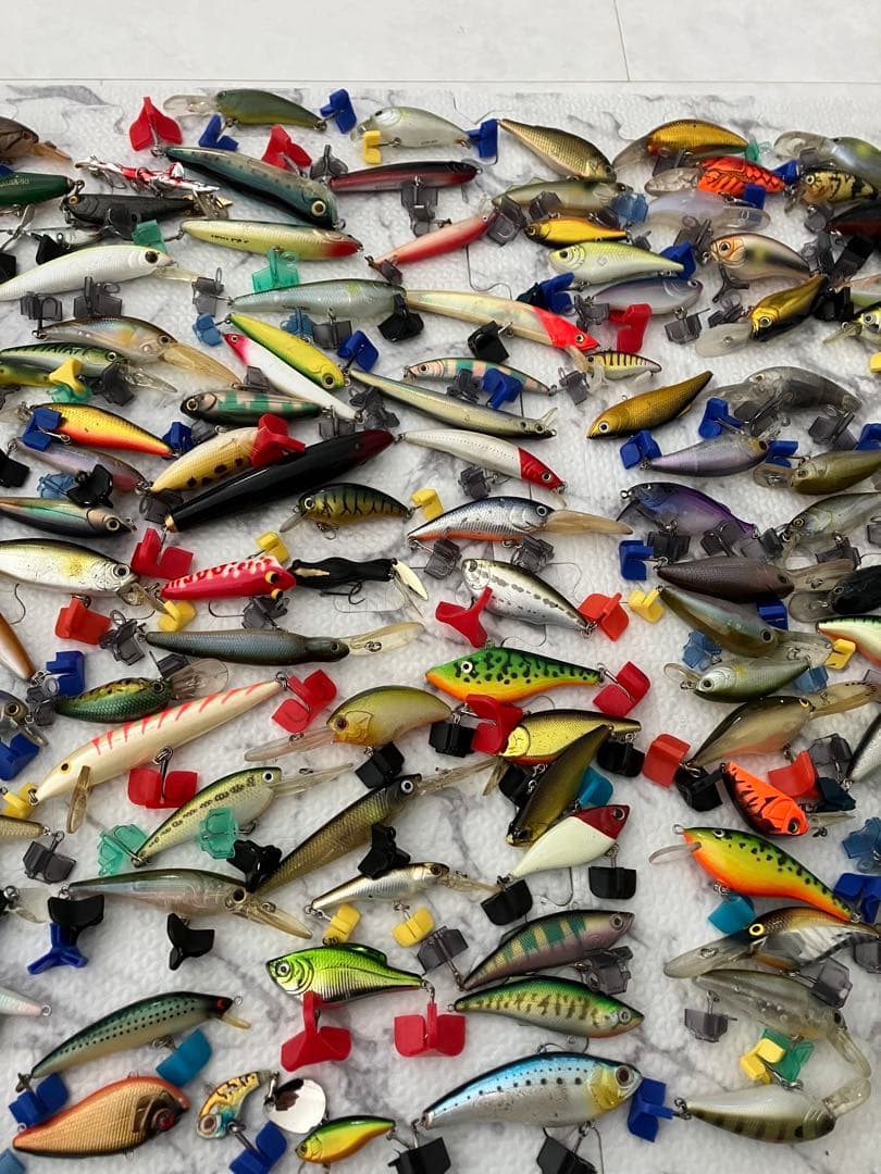 バス釣り引退セット　ルアー大量セット　タックルボックスセット