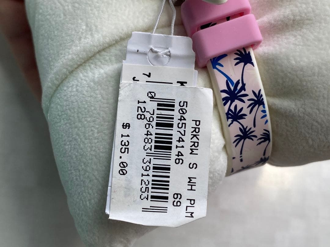 kate spade 花、パーム柄ラバーベルト 腕時計