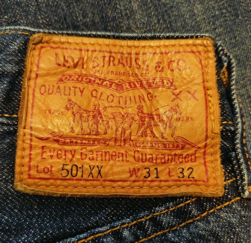 LEVI'S 501XX ストレートデニム 赤耳 ビッグE W31 L32