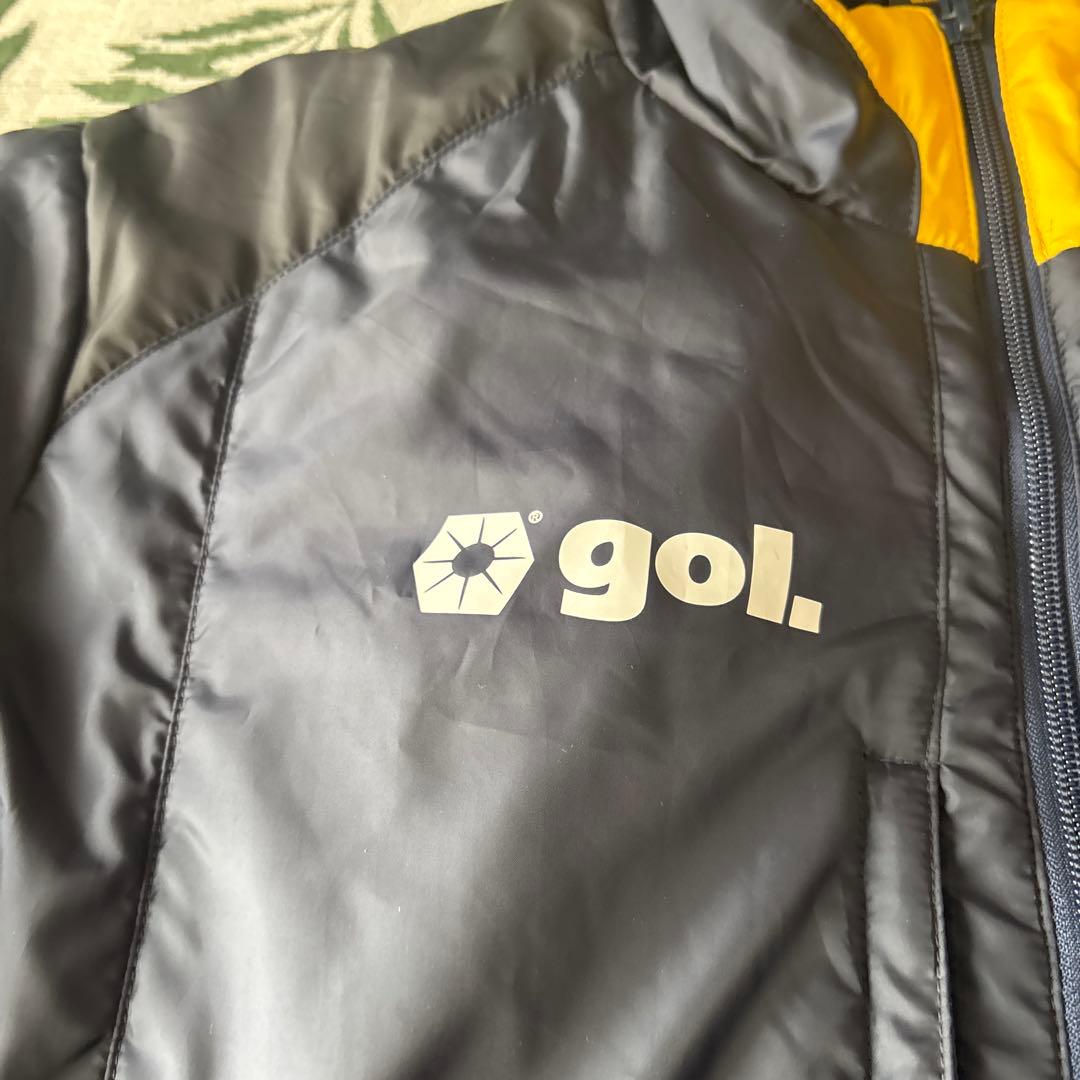 gol. 中綿ジャケット☆sizeM ☆黒/黄色