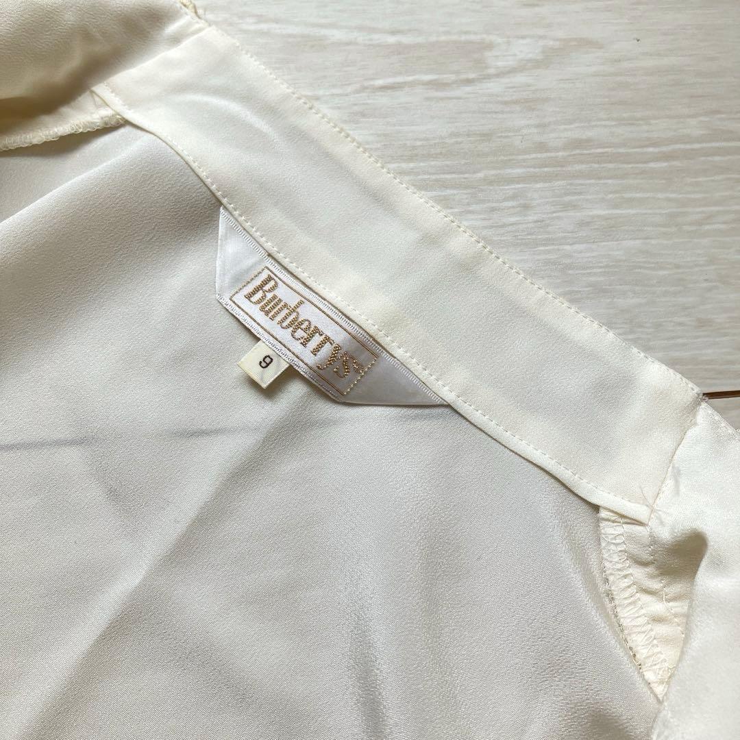 バーバリーズ Burberrys ヴィンテージ チャイナ レース 刺繍 ブラウス