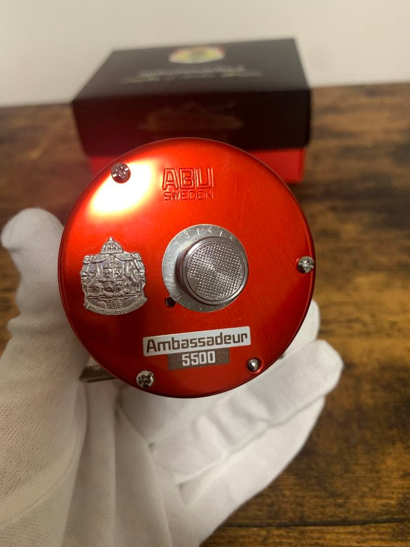 Ambassadeur 5500 ファクトリーチューン　レッド　アブ　abu