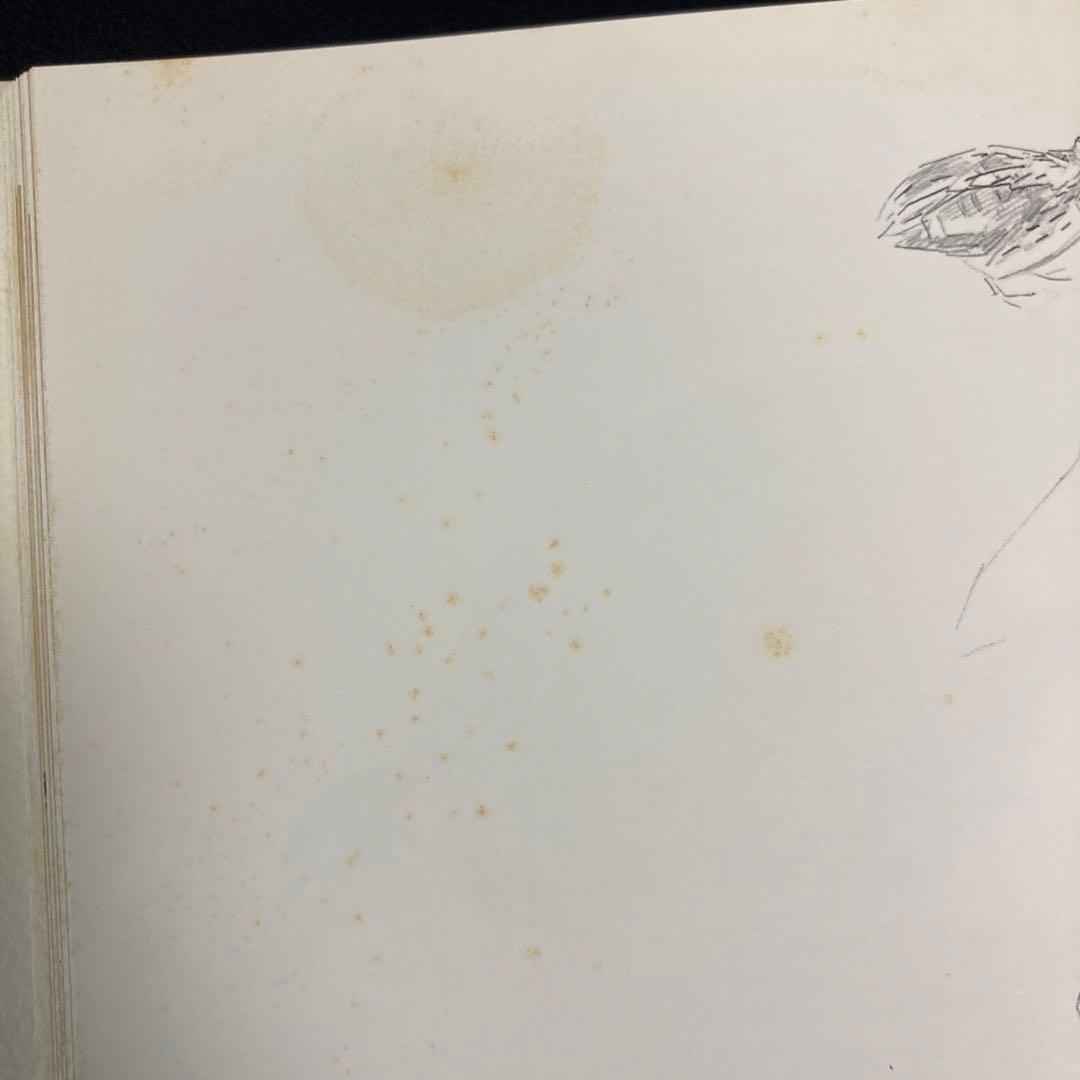 【サイン入り】汚れあり／現代日本画家素描集9／上村松篁／わが身辺の鳥たち