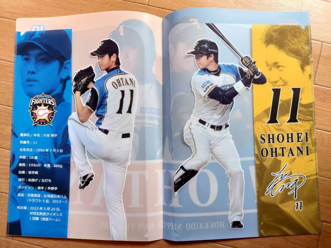 大谷翔平デビュー観戦証明書付き　記念クリアファイル