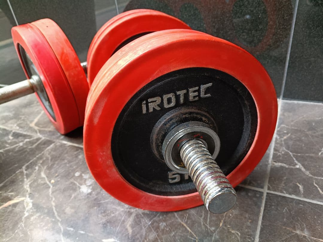 ファイティングロード プレート5kg×8 ダンベル irotec 計45kg