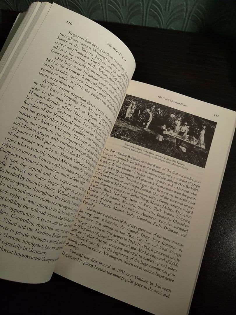 〈洋書〉ワインプロジェクト：ワシントン州のワイン造りの歴史 ☆サイン本
