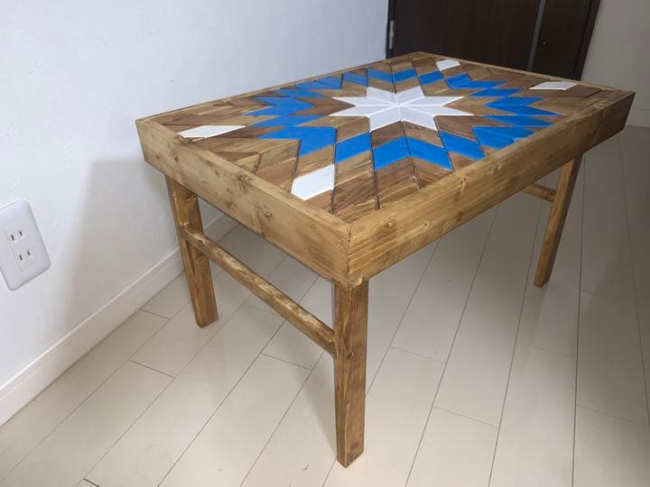 オルテガテーブル　ハンドメイド
