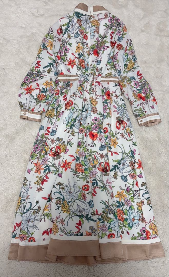 美品✨EmiriaWiz レトロ フラワー ロングワンピース 花柄