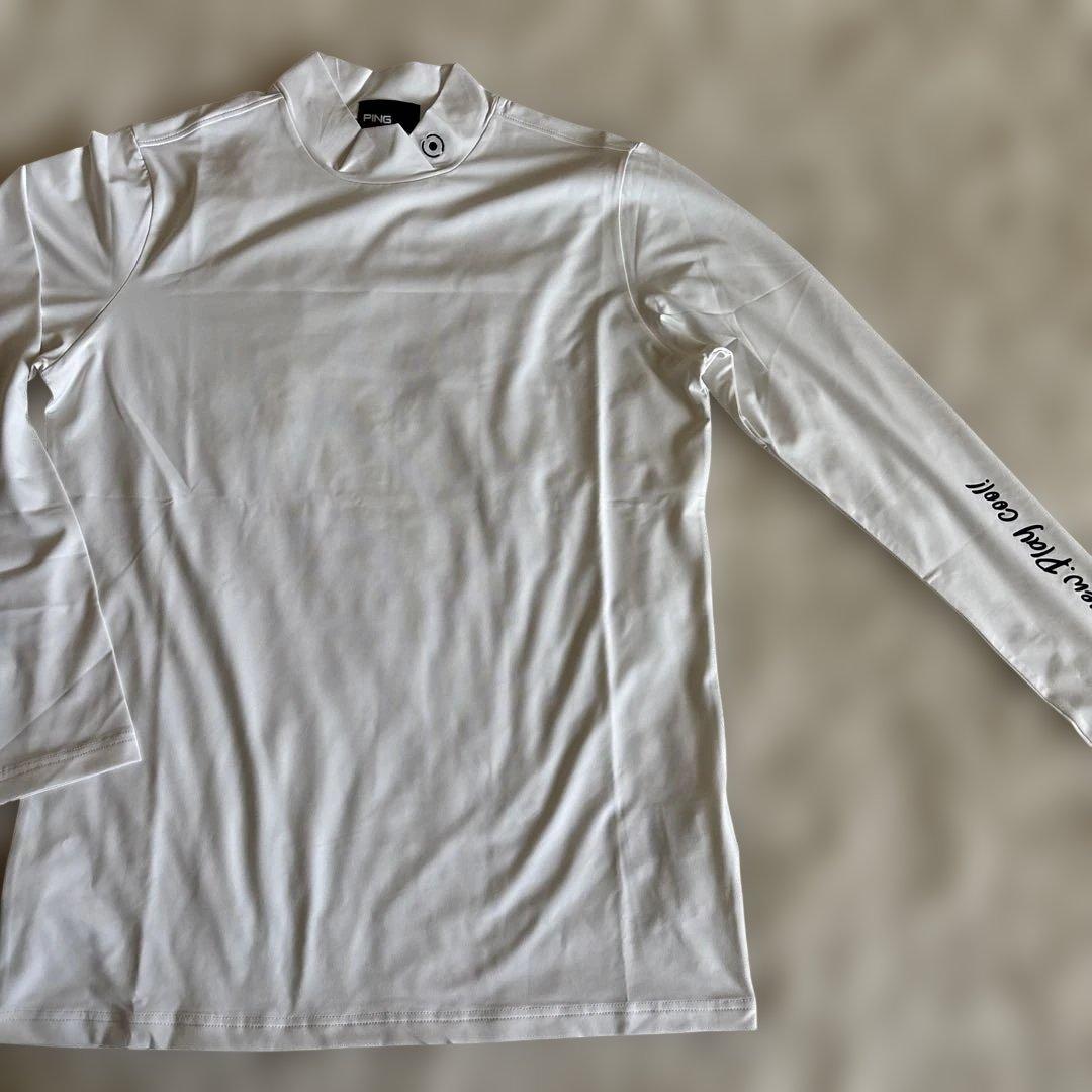 新品　PING ピン　インナー付きポロシャツ　緑　LL 送料込み