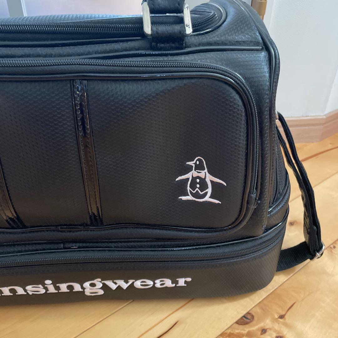 マンシングウェア ゴルフ ボストンバッグ【ブラック】