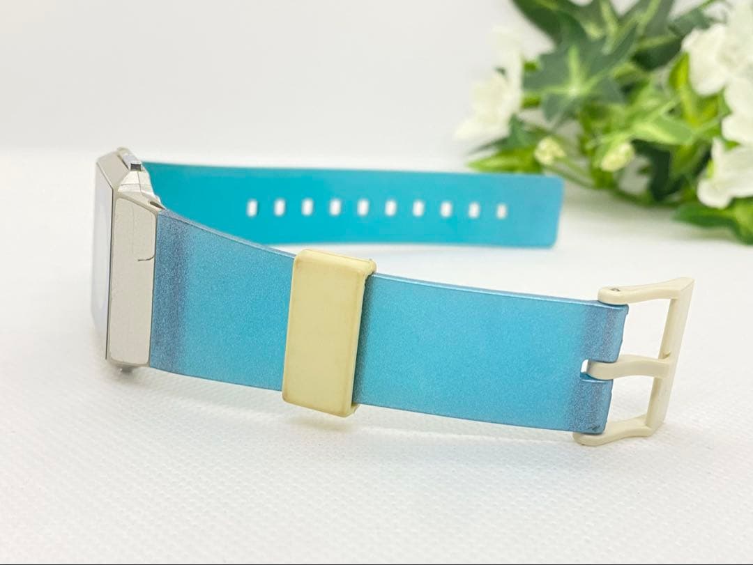 CASIO アナデジ　フィルムウォッチ　ペラ　ブルー　ヴィンテージ　 FS-01