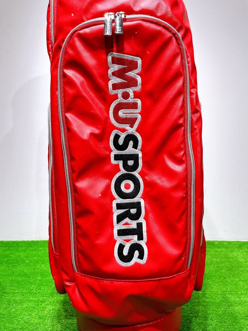 ☆可愛い M・U SPORTS☆MUスポーツ キャディバッグ レディース 赤