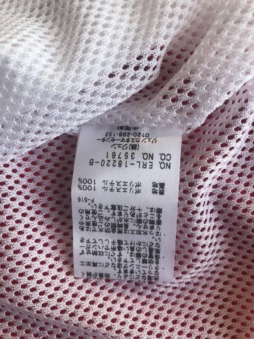 Jun & Ropé 撥水 吸水速乾 アシメトリータフタブルゾン 赤