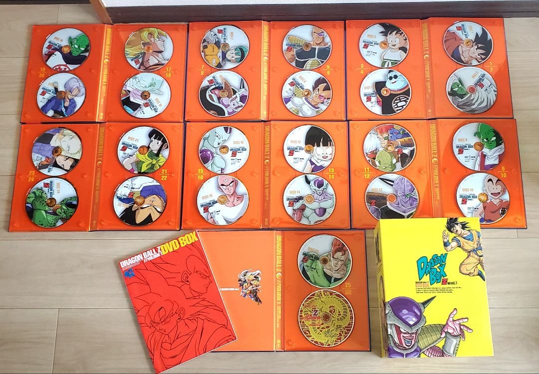 と*と様 ドラゴンボール Z DVD BOX VOL1 & 2 セット フィギュ