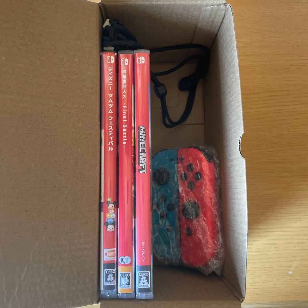 【おまけ付き】ゲームソフト　進撃の巨人ファイナルシーズン　ツムツム　マイクラ