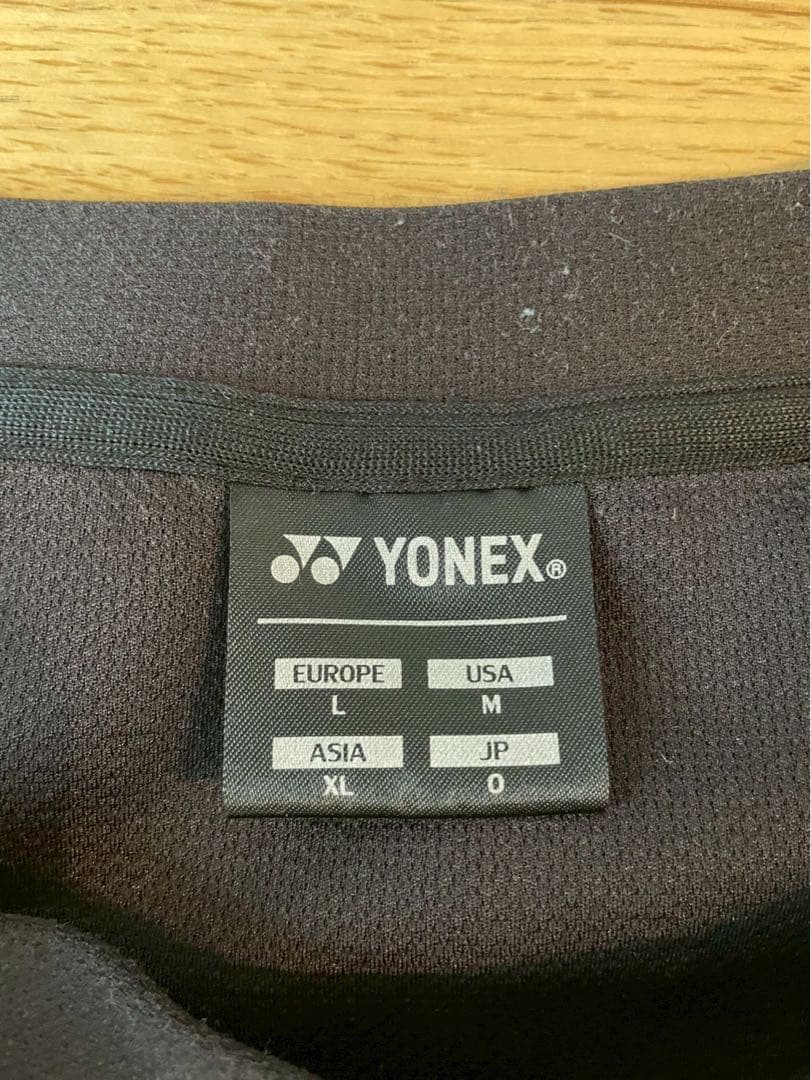 YONEX ブラック 長袖 スウェット(セットアップ)