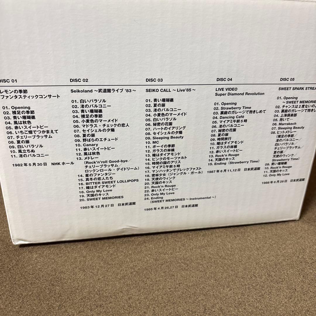 SEIKO MATSUDA PREMIUM DVD BOX 25周年