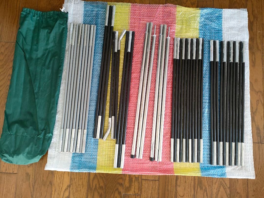 コールマンテント★3ポールジオドーム★キャンプテント★少し汚れ有り★寝室★箱有り