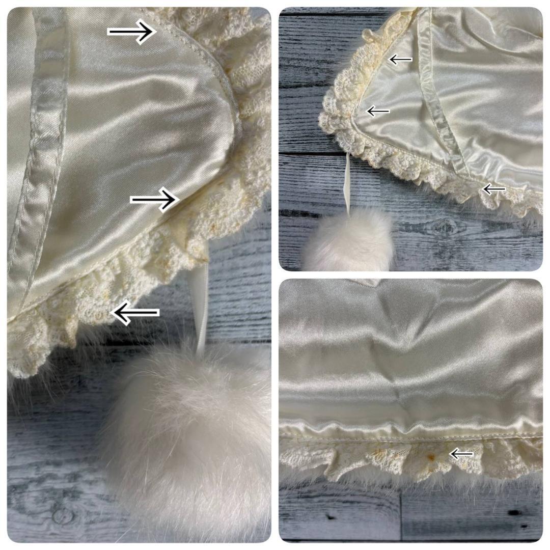 y2k　LIZ LISA リズリサ　花柄ファーポンチョ コート　姫系 平成ギャル