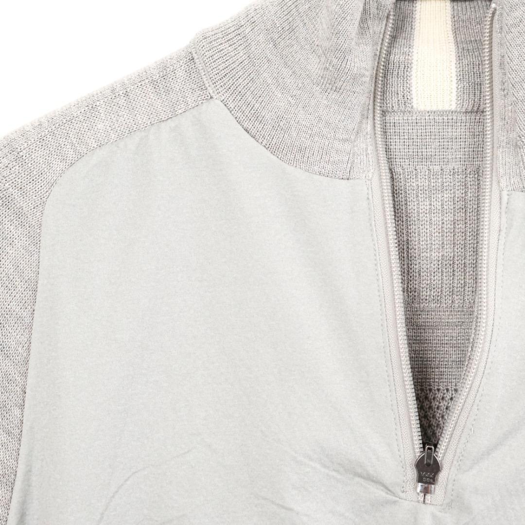 H5695-103◾️RLX ラルフローレン　ウール混ハーフジップセーターY2K