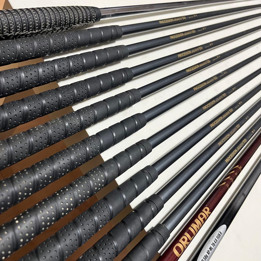 【OPST】格安ゴルフクラブ12本 フルセット キャディバッグ 他おまけ多数 男