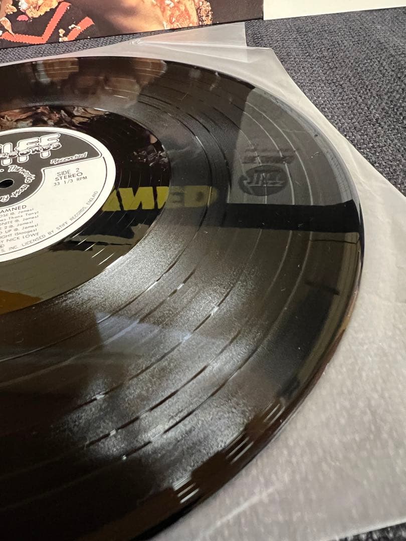 THE DAMNED1977 LP洋楽レコード美盤 STIFF RECORDS
