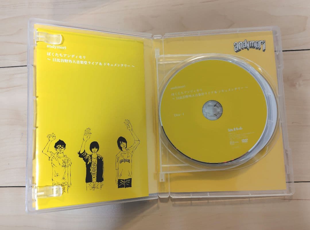 DVD2枚セット　andymori　ラストライブ 　日本武道館　アンディモリ