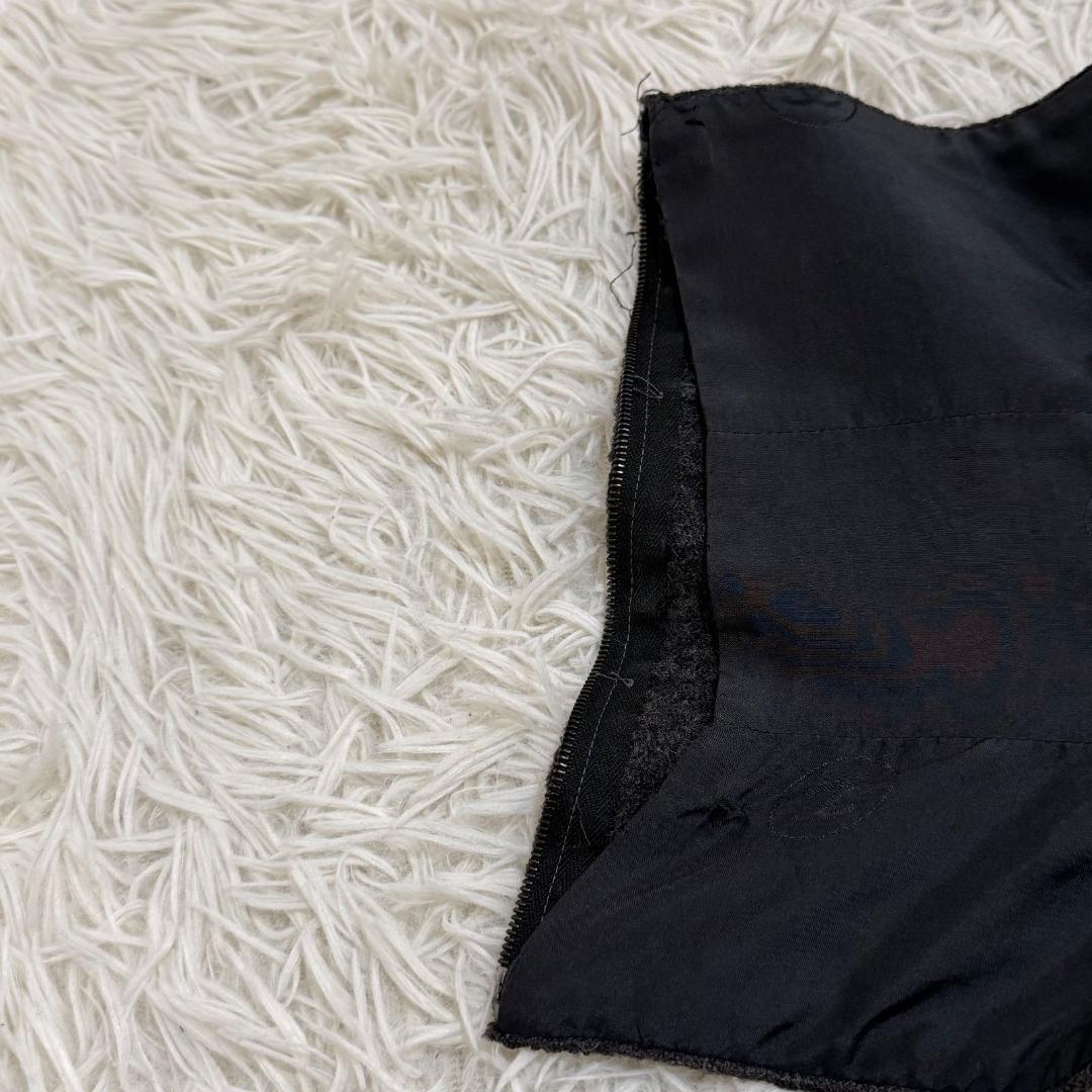 16616✨シャネル ワンショルダー ビスチェ キャミソール 裏地ココマーク総柄