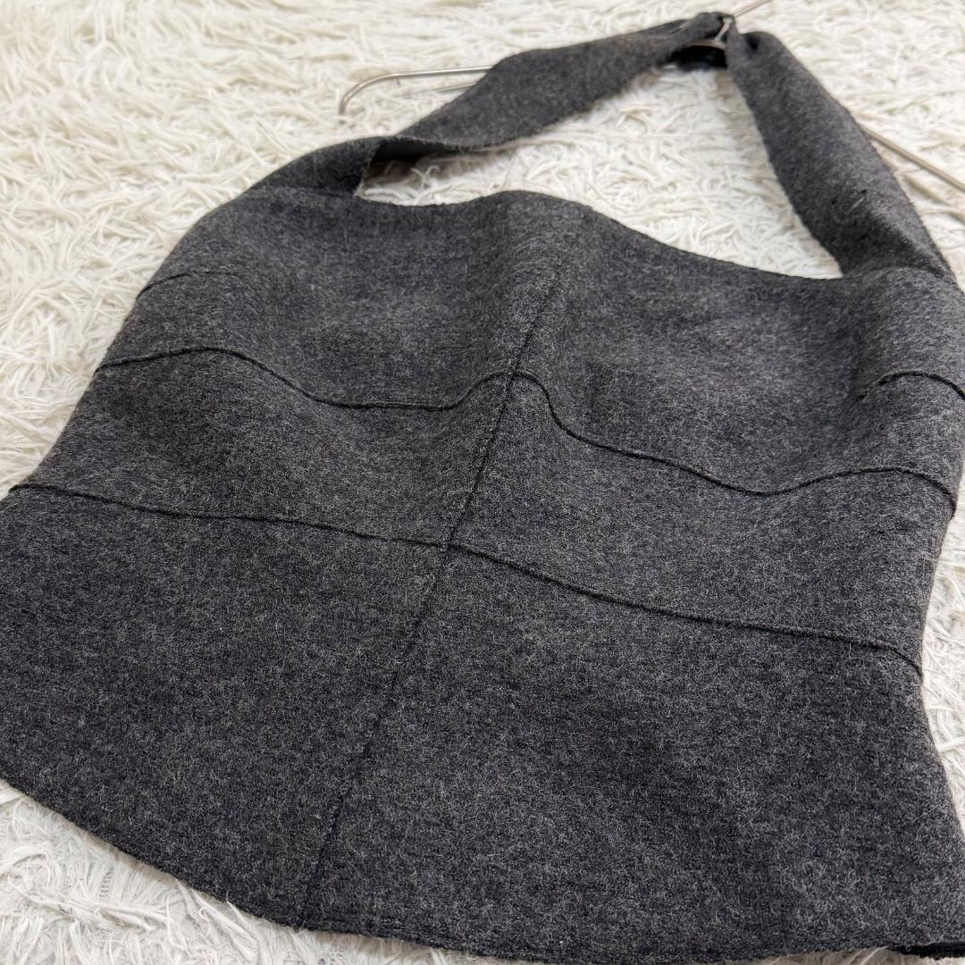 16616✨シャネル ワンショルダー ビスチェ キャミソール 裏地ココマーク総柄