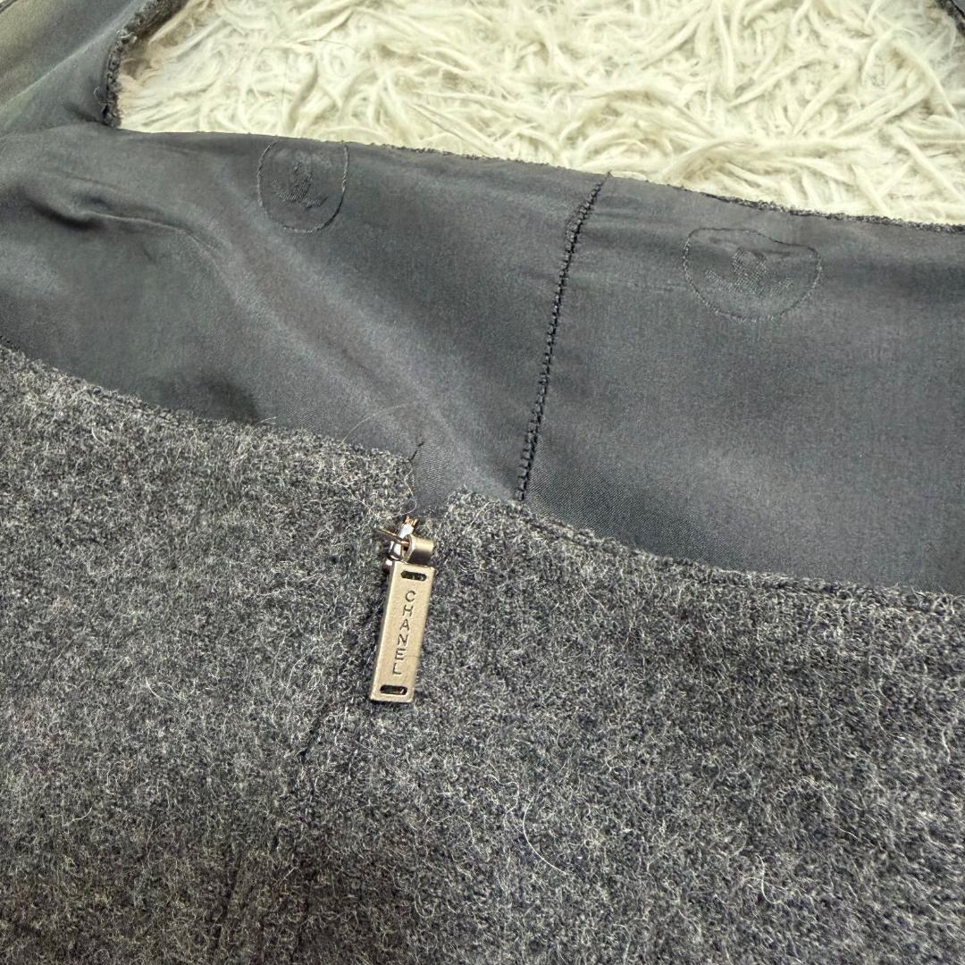 16616✨シャネル ワンショルダー ビスチェ キャミソール 裏地ココマーク総柄